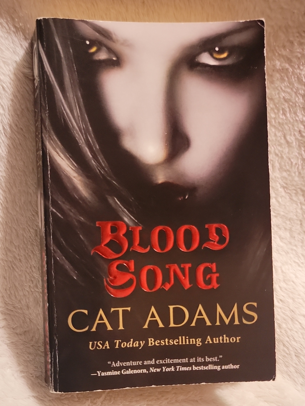 Blood Song by. Cat Adams / Paperback Fantasy Book